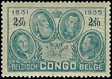 BELGIAN CONGO   #163 MH (1)