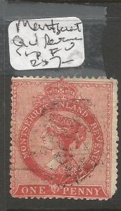 Montserrat QV Revenue stamp FU (2cpd)