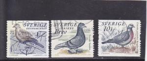 Sweden  Scott#  2488-90  Used