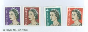 Norfolk Island #116-118A  Single (Complete Set) (Queen)