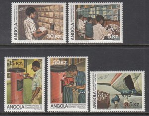 Angola 670-674 MNH VF