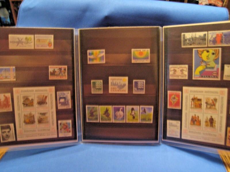 DENMARK STAMP YEAR SETS - 1984, 1985, 1986, 1987   MNH   (gg)