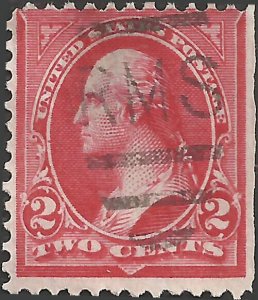 # 279bd Used Unknown Dot By Mouth Orange Red George Washington