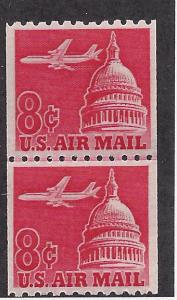 United States, C65, Jet Over Capital Coil Jt.Line Pr,**MNH**