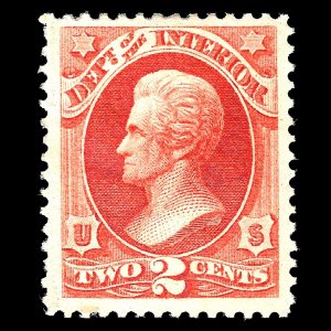 WCstamps: U.S. Scott #O16 / 2c Interior Official, VF/XF, Mint OGh / CV $70