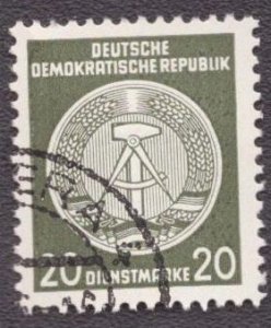 Germany DDR  - O22a 1956 Used