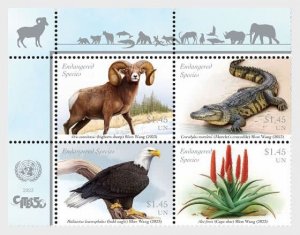 UN / VN - Postfris/MNH - Complete set Endangered Animals 2023