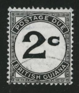 British Guiana Scott J2 used postage due