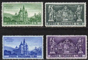 Vatican City Sc #229-232 Mint Hinged