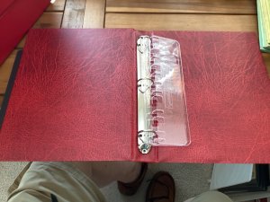 ICOLLECTZONE Lighthouse Red Album Three Ring Covers (LG037)