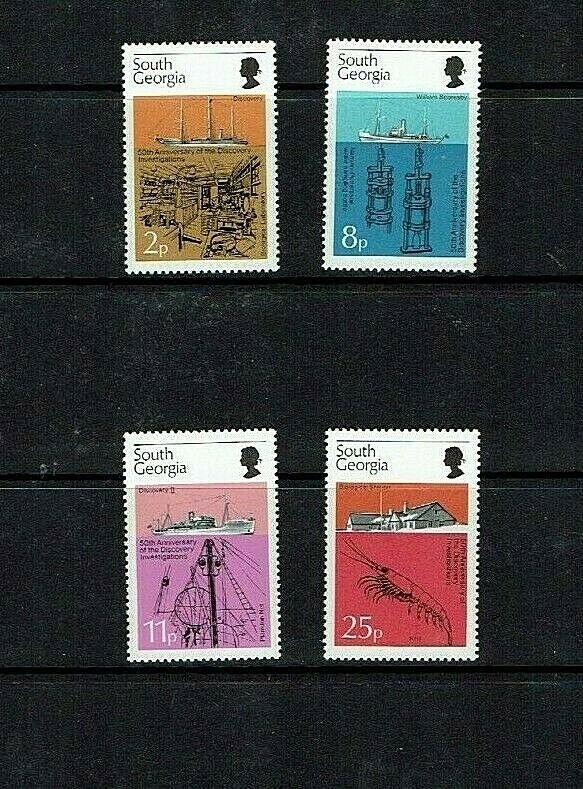 South Georgia: 1976 50th Anniversary of Discovery Investigation, MNH set