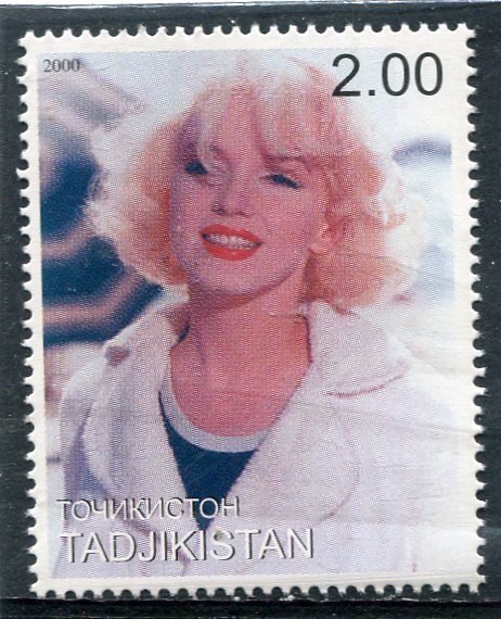 Tajikistan 2001 MARILYN MONROE 1 value Perforated Mint (NH)