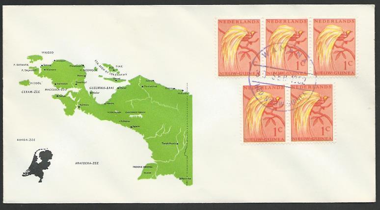 NETHERLANDS NEW GUINEA 1962 cover WAMENA cds...............................52860