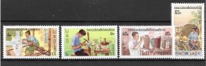 Laos MNH 283-6 Silversmith SCV 2.40