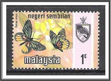 Negri Sembilan #85 Sultan & Butterflies MNH