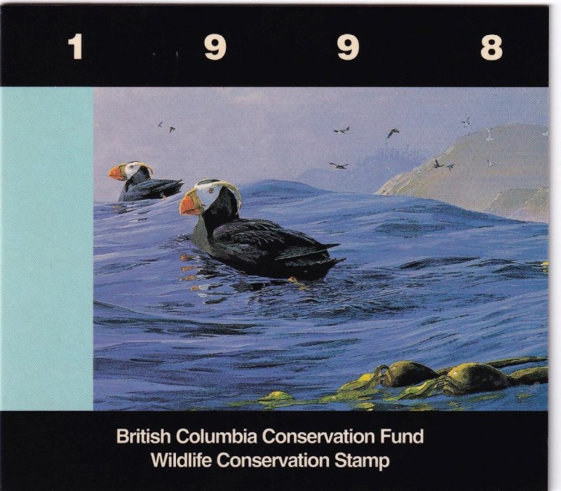 CANADA BRITISH COLUMBIA CONSERVATION WILDLIFE BOOKLET RIDING PACIFIC SWELLS 