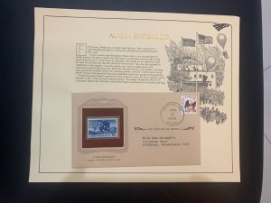 HERITAGE OF AMERICA STAMP COLLECTION MNH Stamp & Cover, Alaska statehood