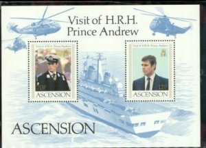 Ascension Famous People , 1 souvenir sheet