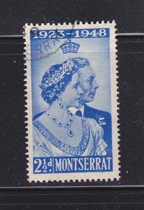 Montserrat 104-105 U King George VI Silver Wedding Issue