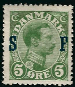 Denmark SC M1 F-VF Mint OG hr spots..Nice!