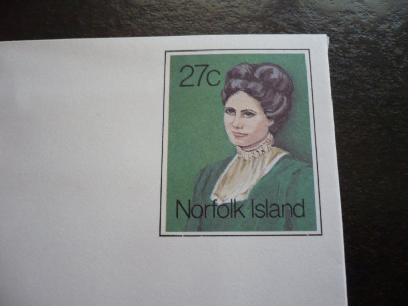 Postal History - Norfolk Island - Printed Stamp - Mint First Day Cover