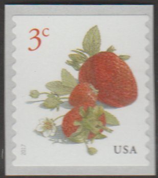 5201, Single,  Strawberries  MNH. .03 cent