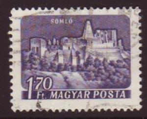 Hungary 1960 Sc1288a, SG#1642 1.70f Somlo Castle USED.