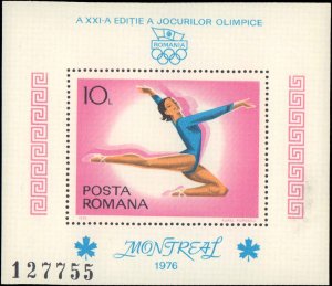 Romania #2629-2635, Complete Set(7), 1976, Olympics, Never Hinged