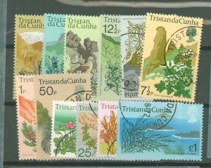 Tristan da Cunha #141-52 Used Single (Complete Set)