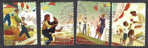 United States #5401-04 Forever (55¢) State and County Fairs. Four singles. MNH
