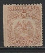 1892 Columbia - Sc 154c - MH VF - 1 single - Coat of Arms