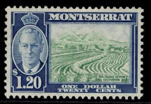 MONTSERRAT GVI SG133, $1.20 yellow-green & blue, M MINT.