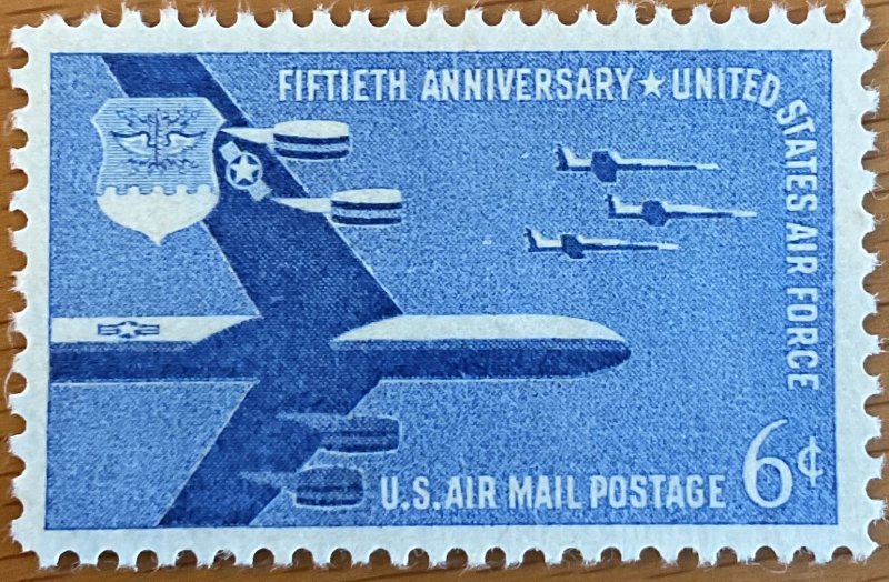US #C49 MNH Single Air Force SCV $.25 L23