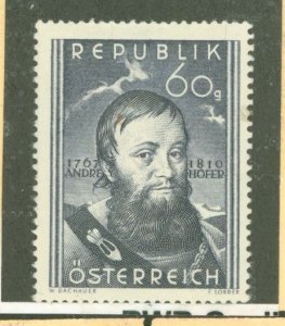 Austria #570 Unused Single