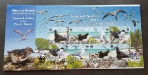 Pitcairn Islands WWF Terns & Noddy Bird 2007 Beaches Nest Wildlife Fauna (FDC)