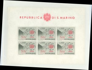 San Marino #539a  Souvenir Sheet