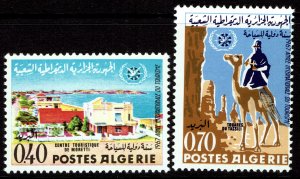 Algeria #372-73  MNH - Int'l Tourist Year Camel (1967)