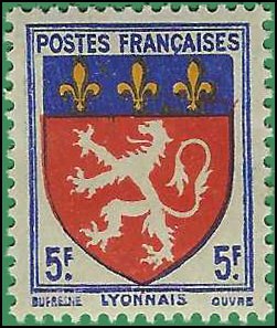 France #460 1943 Mint H Thin