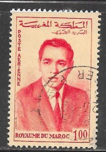 Morocco C6: 1d King Hassan II, used, F-VF