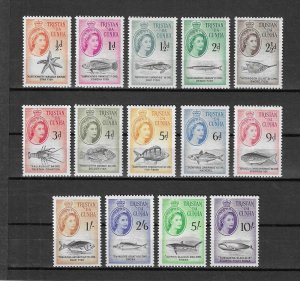 TRISTAN DA CUNHA 1960 SG 28/41 MINT Cat £75