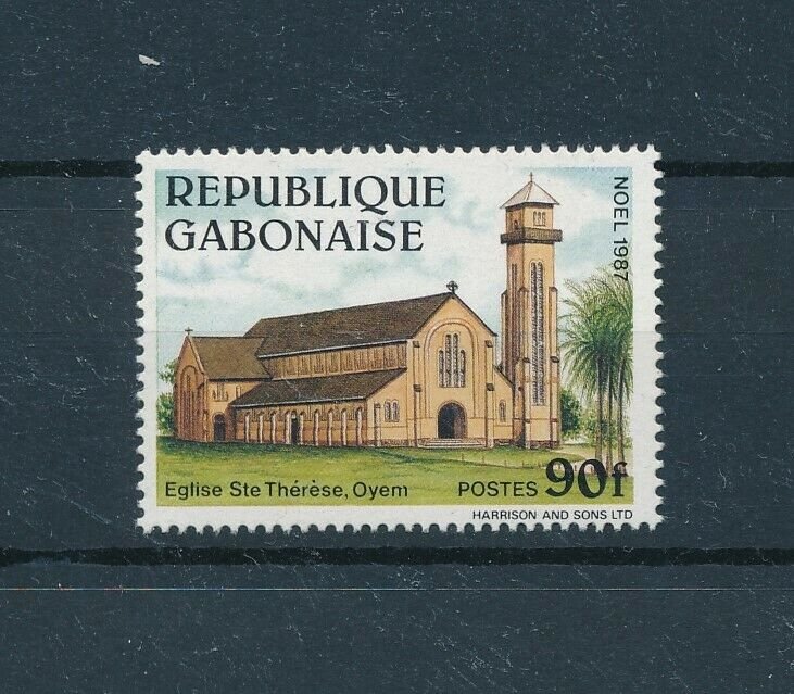 [104727] Gabon 1987 Christmas Weihnachten church  MNH