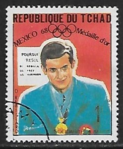 Chad # 190 - Golden Medal, R. Rebillard - used.....{KlGr}