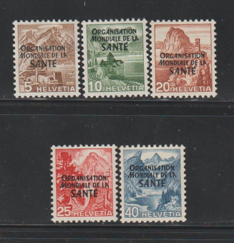 Switzerland SC 5O1-5 Mint Hinged