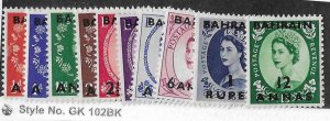 Bahrain Sc #81-90 set of 10 NH VF