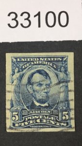 US STAMPS  #315 USED LOT #33100