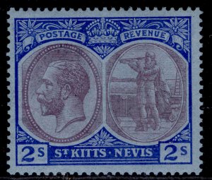 ST KITTS-NEVIS GV SG47, 2s purple & blue/blue, M MINT. Cat £17.