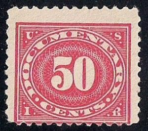 R238 50 cents Rose 1917-33 Serie Documentary Stamp used F