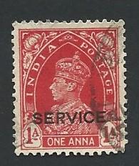 India Scott #O99 1A King George VI used