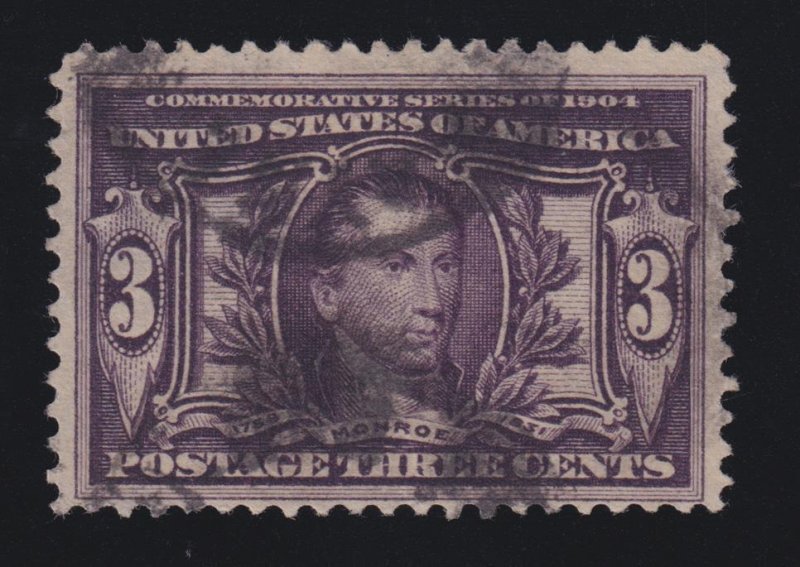 US Louisiana Purchase Stamp #325 Used F/VF Centering Catalog Value $27.50