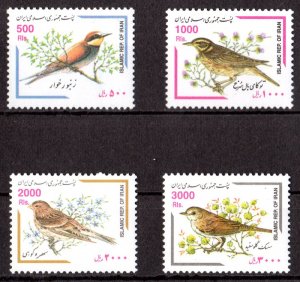 Iran 2001 Sc#2780/2783  BIRDS DEFINITIVE NEW VALUES Set (4) MNH